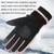 1 Pair WZ-207 Outdoor Warm And Windproof Thickened Cycling Sports Anti-fall Gloves(Gray Pink)