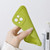 For iPhone 12 Pro Max Wave Edge Silicone Phone Case(Green)