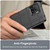 For Motorola Moto Edge 30 Ultra Rugged Shield Full Coverage Shockproof TPU Phone Case(Black)