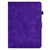 For iPad Air 2022 / 2020 10.9 Embossed Smile Flip Tablet Leather Smart Case(Purple)