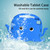 For iPad Pro 11 2018 / 2020 / 2021 Octopus Style EVA + PC Tablet Case with Strap(Blue)