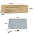 Home Physiotherapy Heating Pad Electric Heating Blanket, Size: 76x40cm, Plug Tpye:US Plug(Dark Gray)