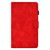For Samsung Galaxy Tab A 8.0 2019 T290 Embossed Smile Flip Tablet Leather Case(Red)