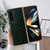 For Samsung Galaxy Z Fold3 5G Genuine Leather Ostrich Texture Nano Plating Phone Case(Coffee)