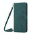 For Infinix Hot 12i Skin Feel Heart Pattern Leather Phone Case with Lanyard(Green)