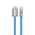 WK WDC-186 Qjie Series 6A USB to 8 Pin Ultra-fast Charging Data Cable, Length: 1m (Blue)