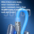WK WDC-186 Qjie Series 6A USB to 8 Pin Ultra-fast Charging Data Cable, Length: 1m (Blue)