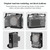 PULUZ Metal Camera Cage Stabilizer Rig for Sony A7 IV / ILCE-7M4 / A7M4 / A7M3 / A7R3  / A7R III(Black)