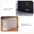 7 Color Flame Aromatherapy Machine Home Office Desk Air Humidifier(Black)