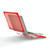 For MacBook Air 13.6 inch A2681 2022 TPU + PC Two-color Anti-fall Laptop Protective Case(Red)