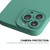 For iPhone 14 Pro ENKAY Liquid Silicone Shockproof Phone Case(Dark Green)