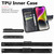 For iPhone 14 Plus Butterfly Embossing Leather Case (Light Purple)
