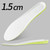 Sports Shock-absorbing Breathable Sweat-absorbing Inner Heightening Insole, Size: 43-44(1.5cm)