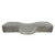 Eyelash Pillow Slow Rebound Memory Foam Pillow, Dimensions: 60x34x12 cm(Gray)