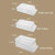 Stretchable Double Layer Rolling Refrigerator Drink Holder Storage Box(Transparent)