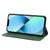For iPhone 14 Skin Feel Splicing Leather Phone Case (Green)