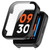 For Realme Watch 3 Tempered Glass Film PC Watch Case(Black) For Realme Watch 3 Tempered Glass Film PC Watch Case(Black)