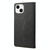 For iPhone 14 Plus Butterfly Embossed Horizontal Flip Leather Phone Case (Black)