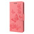 For iPhone 14 Butterfly Embossed Horizontal Flip Leather Phone Case (Pink)