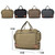 DJ05 Outdoor Canvas Waterproof Handbag Laptop Single-shoulder Bag(Dark Gray)