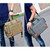 DJ05 Outdoor Canvas Waterproof Handbag Laptop Single-shoulder Bag(Coffee)