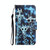 For Samsung Galaxy A23 Colored Drawing Leather Phone Case(Giraffes)