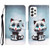 For Samsung Galaxy A53 5G Colored Drawing Leather Phone Case(Blue Eyes)