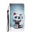 For Samsung Galaxy A53 5G Colored Drawing Leather Phone Case(Blue Eyes)