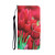 For Samsung Galaxy A51 Colored Drawing Leather Phone Case(Tulips)