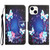 For iPhone 13 Colored Drawing Leather Phone Case(Butterfly)