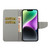 For iPhone 13 Colored Drawing Leather Phone Case(Butterfly)