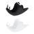 2 PCS Snail Shape Mosquito Coil Tray Fireproof Mosquito Coil Rack(Black)