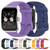 For OPPO Watch 3 Pro Solid Color Soft Silicone Watch Band(Purple) For OPPO Watch 3 Pro Solid Color Soft Silicone Watch Band(Purple)