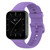 For OPPO Watch 3 Solid Color Soft Silicone Watch Band(Purple) For OPPO Watch 3 Solid Color Soft Silicone Watch Band(Purple)