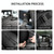 Car Center Console Hanging Bag Sheepskin Leather Storage Bag(Grey)