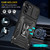 For Samsung Galaxy S22 5G Armor PC + TPU Camera Shield Phone Case(Black)
