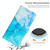 For OPPO A94 5G/A94 4G/A95 5G/F19 Pro+ 5G/Reno5 Z 5G/F19 Pro 4G/Reno5 F 4G/Reno5 Lite Crossbody Painted Marble Pattern Leather Phone Case(Blue Green)
