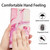 For iPhone 14 Plus Crossbody Painted Marble Pattern Leather Phone Case (Rose Gold)