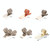 10 PCS Doctors Nurse Uniform Pen Holder Clips Metal Pen Holder,Style: Rivet