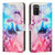 For Samsung Galaxy A03s EU Painted Marble Pattern Leather Phone Case(Pink Purple) For Samsung Galaxy A03s EU Painted Marble Pattern Leather Phone Case(Pink Purple)