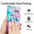 For iPhone 14 Crossbody Painted Marble Pattern Leather Phone Case (Pink Purple)
