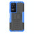 For Xiaomi Redmi K40S Tire Texture TPU + PC Phone Case with Holder(Blue)