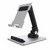 Portable Mobile Phone Tablet Desktop Stand, Color: Square Swivel Silver