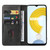 For Realme C21Y Magnetic Closure Leather Phone Case(Black)