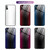 For Honor 20 Pro Texture Gradient Glass TPU Phone Case(Black)