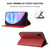 For Realme Q2 Pro Magnetic Closure Leather Phone Case(Red)
