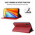 For Realme 7 Global Magnetic Closure Leather Phone Case(Red)