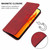 For Realme 7 Global Magnetic Closure Leather Phone Case(Red)