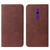 For OPPO Reno Z Magnetic Closure Leather Phone Case(Brown)