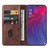 For OPPO Reno Z Magnetic Closure Leather Phone Case(Brown)